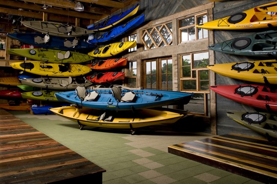 Our Kayak Room at Pack and Paddle