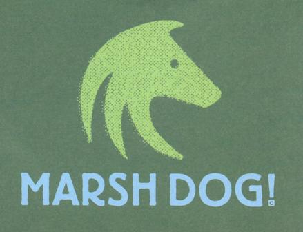 Marsh Dog! logo Pack & Paddle