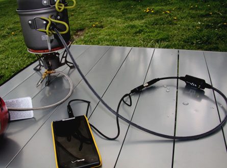The PowerPot Thermoelectric Generator Pack & Paddle