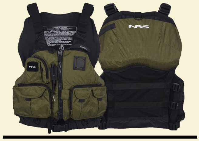 Chinook Mesh Back Fishing PFD by NRS Pack & Paddle