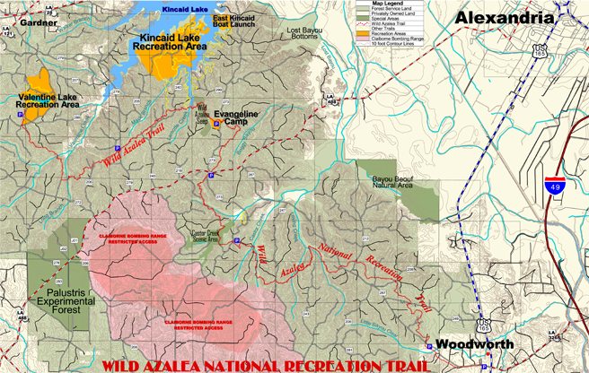 Wild Azalea Trail Map