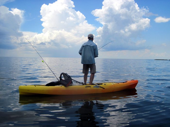 LA Biloxi Marsh Mothership Kayak Fishing Trip August 2014 Pack & Paddle