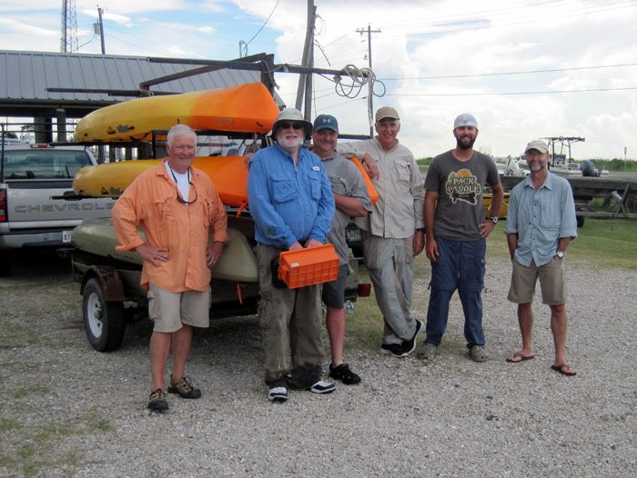 LA Biloxi Marsh Mothership Kayak Fishing Trip August 2014 Pack & Paddle